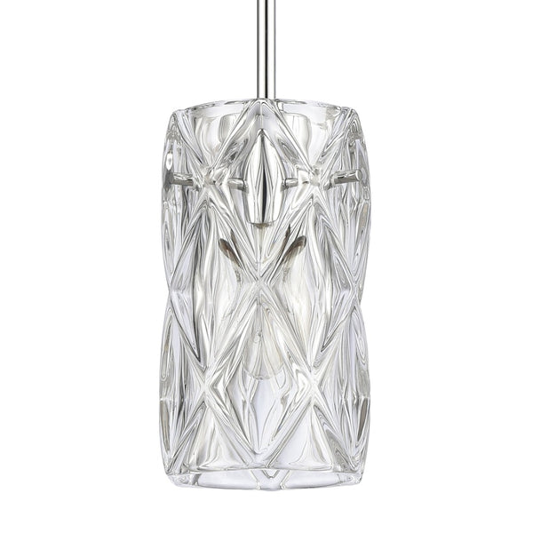 Atlas Forma de Crystal 17.5'' Wide 6-Light Pendant - Polished Chrome Lighting for Modern Dining Spaces CL11772-CH