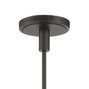Atlas Izel 10'' Wide 1-Light Pendant - Stylish Glass Shade for Modern Industrial Elegance in Any Space Oil Rubbed Bronze CL11779-BZ