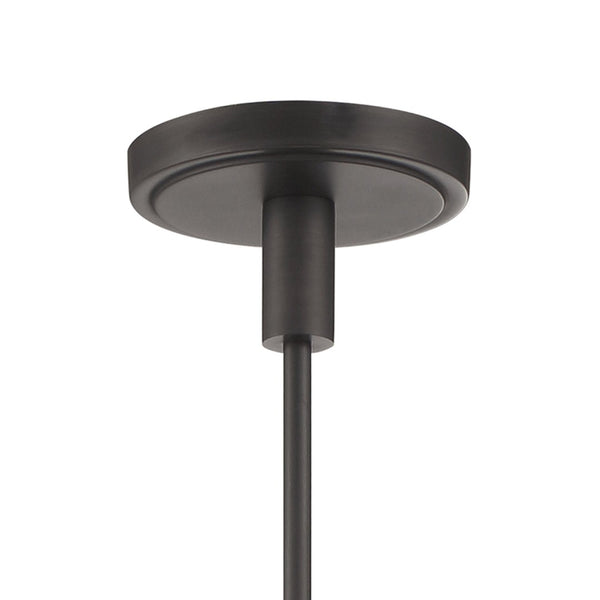 Atlas Izel 10'' Wide 1-Light Pendant - Stylish Glass Shade for Modern Industrial Elegance in Any Space Oil Rubbed Bronze CL11779-BZ