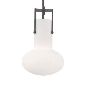 Atlas Izel 10'' Wide 1-Light Pendant - Stylish Glass Shade for Modern Industrial Elegance in Any Space Oil Rubbed Bronze CL11779-BZ