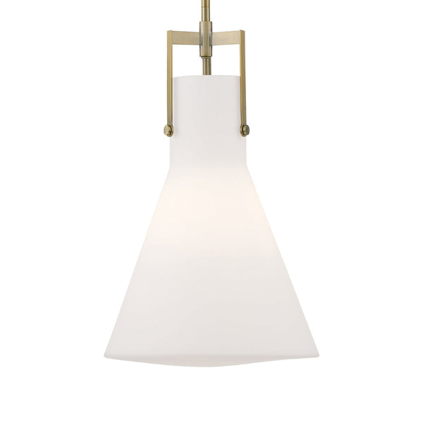 Atlas Izel 12" Wide 1-Light Pendant - Antique Brass Elegance for Contemporary Spaces & Ambient Lighting CL11781-BS