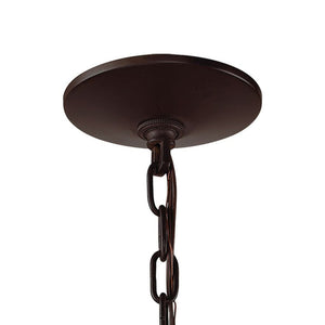 Atlas Jackson 14'' Wide 1-Light Pendant - Modern Tulip Glass Shade in Oil Rubbed Bronze for Stylish Illumination CL11782-BZ