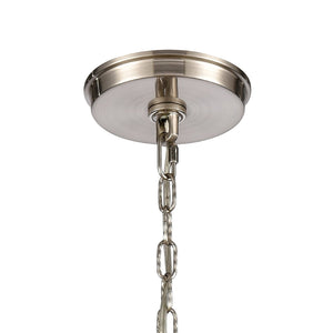 Atlas Judy 16'' Wide 3-Light Pendant - Elegant Glass Shade for Modern Dining and Stylish Home Interiors Satin Nickel CL11785-SV