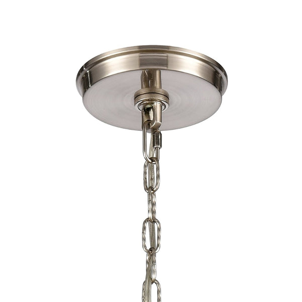 Atlas Judy 16'' Wide 3-Light Pendant - Elegant Glass Shade for Modern Dining and Stylish Home Interiors Satin Nickel CL11785-SV