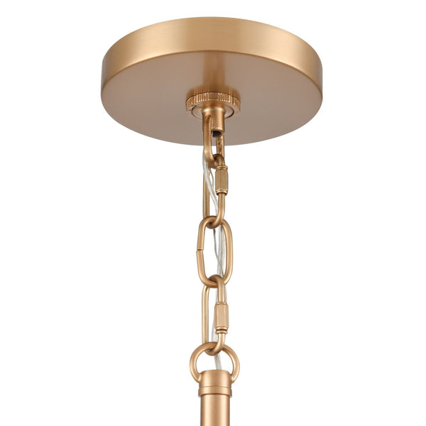 Atlas Julian 14'' Wide 1-Light Pendant - Stylish Glass Dome for Modern Spaces, Perfect for Entryways & More Brushed Gold CL11786-GD