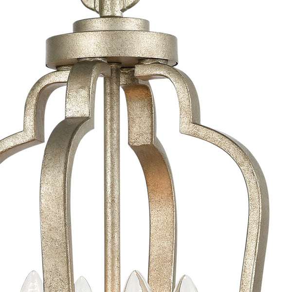 Atlas Lanesboro 12'' Wide 4-Light Pendant - Dusted Silver Elegance for Dining & Living Spaces Décor CL11790-SV