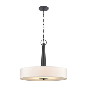 Atlas Leo 22'' Wide 4-Light Pendant - Modern Elegance for Dining and Living Spaces with Timeless Charm Matte Black CL11791-BK