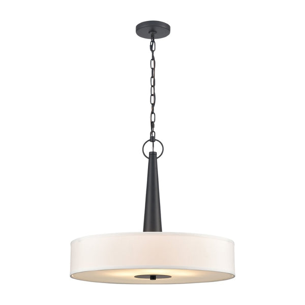 Atlas Leo 22'' Wide 4-Light Pendant - Modern Elegance for Dining and Living Spaces with Timeless Charm Matte Black CL11791-BK