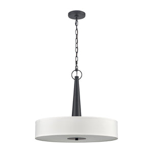 Atlas Leo 22'' Wide 4-Light Pendant - Modern Elegance for Dining and Living Spaces with Timeless Charm Matte Black CL11791-BK