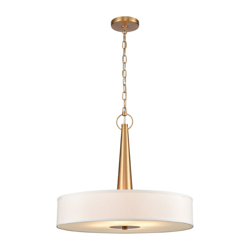 Atlas Leo 22'' Wide 4-Light Pendant - Modern Elegance for Dining and Living Spaces with Timeless Charm Brushed Gold CL11791-GD