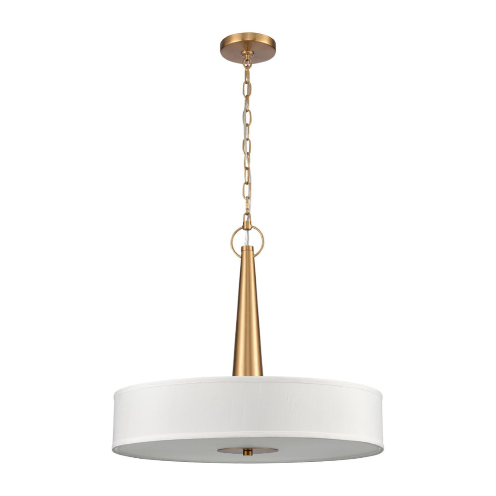 Atlas Leo 22'' Wide 4-Light Pendant - Modern Elegance for Dining and Living Spaces with Timeless Charm Brushed Gold CL11791-GD