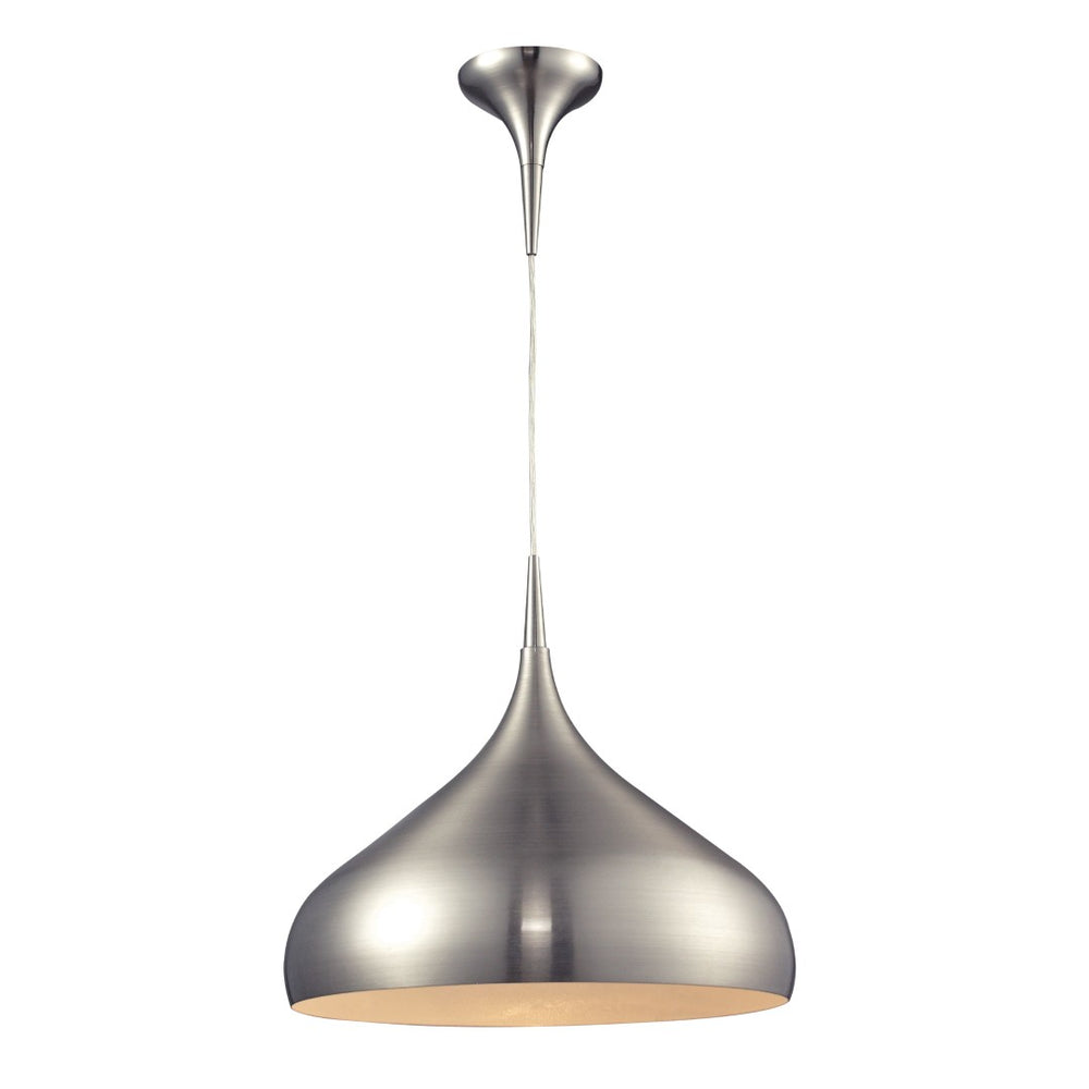 Atlas Lindsey 17" Wide Satin Nickel Pendant Light - Elegant Teardrop Design for Modern Interiors CL11793-NK