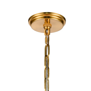 Atlas Marin Nautical-Inspired Pendant Light - Industrial Chic Design with Louvered Shade for Modern Spaces Satin Brass 10.5'' CL11794-BS