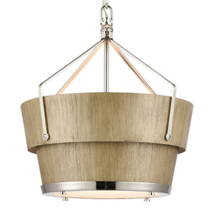 Atlas Marin Nautical-Inspired Pendant Light - Industrial Chic Design with Louvered Shade for Modern Spaces Corkwood CL11795-NK
