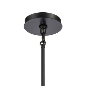 Atlas Open Louvers 1-Light Pendant Light - Contemporary Industrial Design for Modern Spaces & Ambiance Matte Black CL11806-BK