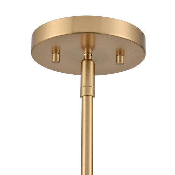 Atlas Pelham 10'' Wide 2-Light Pendant - Industrial Chic Design for Modern Spaces, Perfect Lighting Solution Satin Brass with Matte Black CL11810-BK