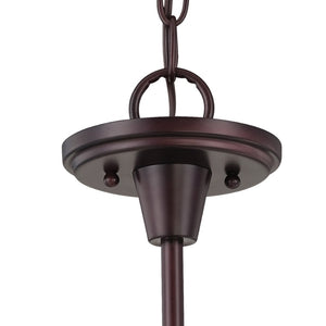 Atlas Pittman Modern 2-Light Pendant - Elegant Frosted Glass Shades for Dining and Entryway Lighting Sienna Bronze CL11813-BZ