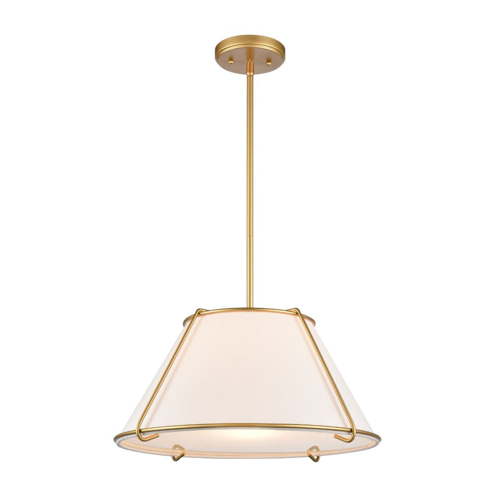 Atlas Regalia 18'' Wide 1-Light Pendant - Contemporary Design with Soft Ambient Lighting for Any Space Natural Antique Brass CL11817-BS