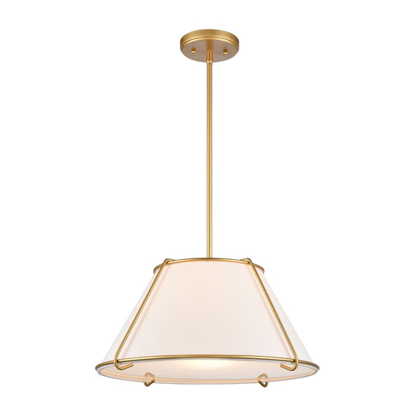 Atlas Regalia 18'' Wide 1-Light Pendant - Contemporary Design with Soft Ambient Lighting for Any Space Natural Antique Brass CL11817-BS