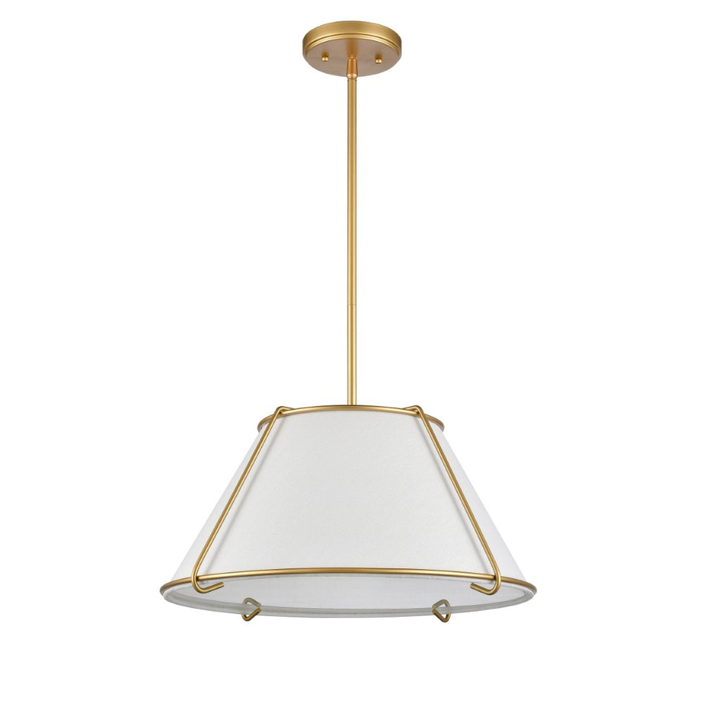 Atlas Regalia 18'' Wide 1-Light Pendant - Contemporary Design with Soft Ambient Lighting for Any Space Natural Antique Brass CL11817-BS