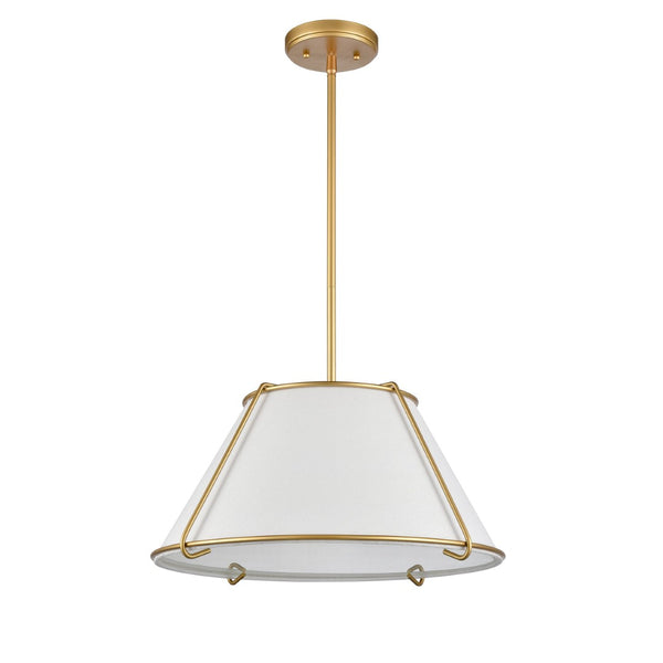 Atlas Regalia 18'' Wide 1-Light Pendant - Contemporary Design with Soft Ambient Lighting for Any Space Natural Antique Brass CL11817-BS