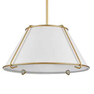 Atlas Regalia 18'' Wide 1-Light Pendant - Contemporary Design with Soft Ambient Lighting for Any Space Natural Antique Brass CL11817-BS