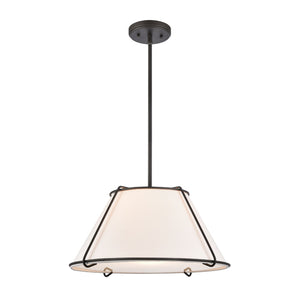Atlas Regalia 18'' Wide 1-Light Pendant - Contemporary Design with Soft Ambient Lighting for Any Space Oil Rubbed Bronze CL11817-BZ