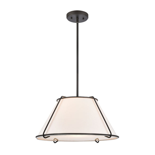 Atlas Regalia 18'' Wide 1-Light Pendant - Contemporary Design with Soft Ambient Lighting for Any Space Oil Rubbed Bronze CL11817-BZ