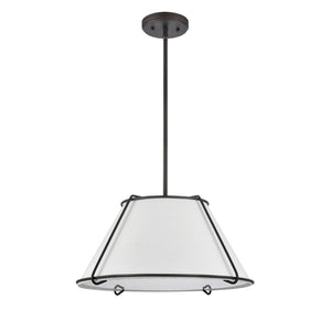 Atlas Regalia 18'' Wide 1-Light Pendant - Contemporary Design with Soft Ambient Lighting for Any Space Oil Rubbed Bronze CL11817-BZ