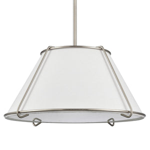 Atlas Regalia 18'' Wide 1-Light Pendant - Contemporary Design with Soft Ambient Lighting for Any Space Satin Nickel CL11817-NK