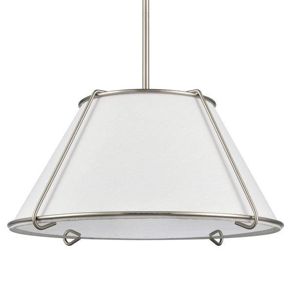 Atlas Regalia 18'' Wide 1-Light Pendant - Contemporary Design with Soft Ambient Lighting for Any Space Satin Nickel CL11817-NK
