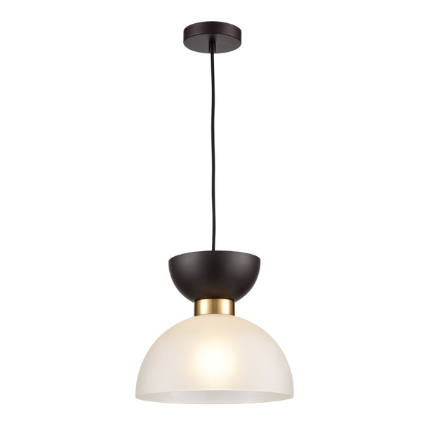 Atlas Softshot 12'' Wide 1-Light Pendant - Contemporary Black & White Design for Stylish Modern Spaces CL11826-BK