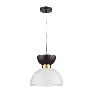 Atlas Softshot 12'' Wide 1-Light Pendant - Contemporary Black & White Design for Stylish Modern Spaces CL11826-BK