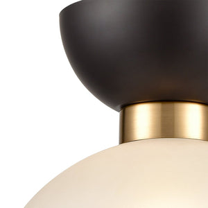 Atlas Softshot 12'' Wide 1-Light Pendant - Contemporary Black & White Design for Stylish Modern Spaces CL11826-BK