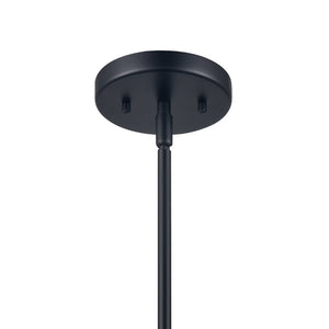 Atlas Somerville 12" Wide 1-Light Pendant in Matte Black – Stylish Urban Lighting for Any Space CL11828-BK1