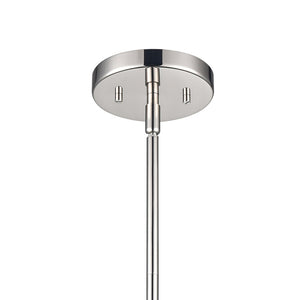 Atlas Somerville 12" Wide 1-Light Pendant - Modern Urban Style with Sculptural Shade for Elegant Illumination Polished Nickel CL11828-NK