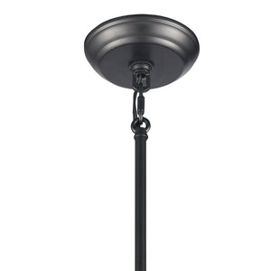 Atlas Sven 12" Wide Modern Nordic 1-Light Pendant – Stylish Fixture with Frosted Glass Diffuser for Homes Matte Black CL11832-BK