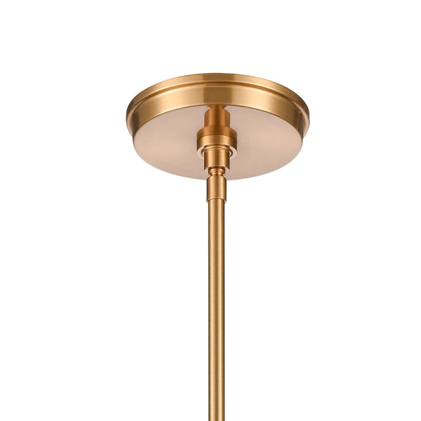 Atlas Trustle 11'' Wide 1-Light Pendant - Modern-Industrial Design for Stunning Ambient Illumination Satin Brass CL11839-BS