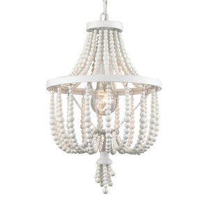 Atlas Virgin Queen 10" Wide 1-Light Mini Pendant - Modern White Metal Accent for Versatile Indoor Lighting CL11843-WH