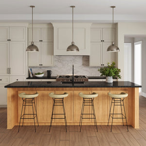 Atlas Zayne 12'' Wide Modern 1-Light Pendant - Sleek Metal Dome for Focused and Ambient Lighting Brushed Nickel CL11850-NK