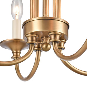 Atlas Cecil 16" 4-Light Semi Flush Mount - Elegant Natural Brass Fixture for Living Spaces & Bedrooms CL11873-BS