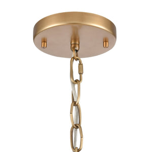 Atlas Cecil 16" 4-Light Semi Flush Mount - Elegant Natural Brass Fixture for Living Spaces & Bedrooms CL11873-BS