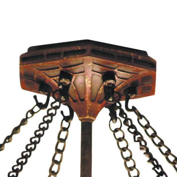 Atlas Filigree 3-Light Semi Flush Mount - Aged Bronze, Artisanal Design for Elegant Indoor Lighting Spaces CL11886-BZ
