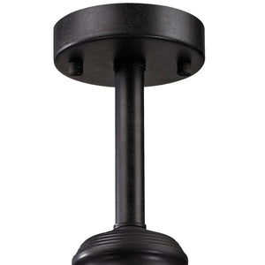 Atlas Glendora 20'' Wide 5-Light Semi Flush Mount - Vintage Wrought Iron Fixture for Classic Charm CL11890-BK
