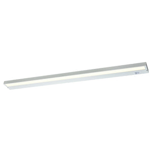 Atlas Aurora Integrated LED Under Cabinet Light – Modern Design for Stylish Task Illumination Anywhere White 42'' CL11930-WH