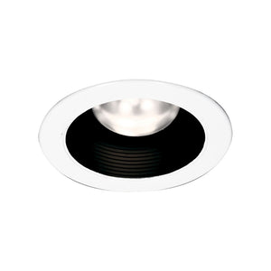 Atlas Lior 4" Wide 1-Light Recessed Trim - Sleek Black & White Design for Modern Indoor Lighting Spaces CL11951-WH