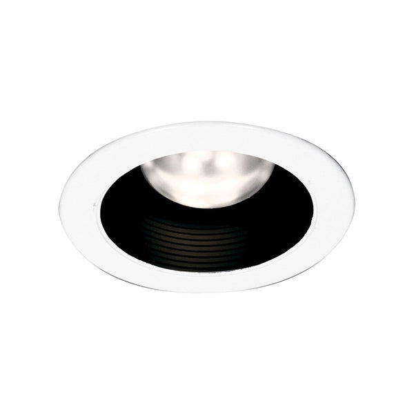 Atlas Lior 4" Wide 1-Light Recessed Trim - Sleek Black & White Design for Modern Indoor Lighting Spaces CL11951-WH