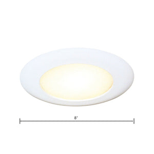 Atlas Aspect 6" Wide Recessed Shower Light - Moisture-Safe, Sleek Design for Modern Interiors & Easy Install CL11955-WH
