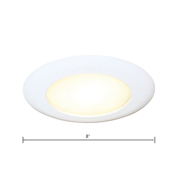 Atlas Aspect 6" Wide Recessed Shower Light - Moisture-Safe, Sleek Design for Modern Interiors & Easy Install CL11955-WH