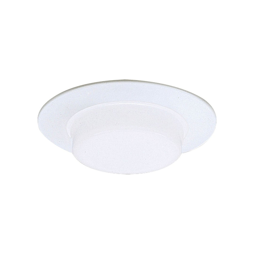 Atlas Revin 6-Inch Wide 1-Light Recessed Shower Light - Energy-Efficient, Sleek Design for Bathrooms CL11956-WH